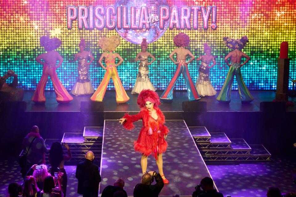 Performers at Priscilla The Party (Alan West)