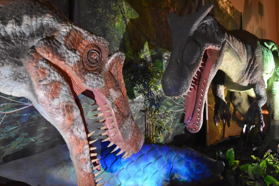 The Baryonyx is one of many animatronic dinosaurs featured in the touring show Jurassic Quest.