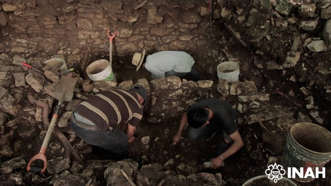 Archaeologists found the ceramics just northwest of the city’s center.