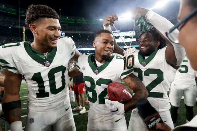 Monday Night Football: New York Jets use spectacular catch and punt return  TD to defeat Buffalo Bills in Overtime, 22-16