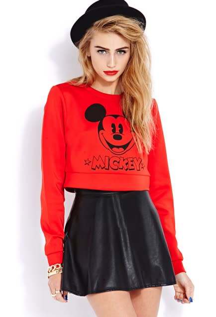 Classic Mickey Crop Top