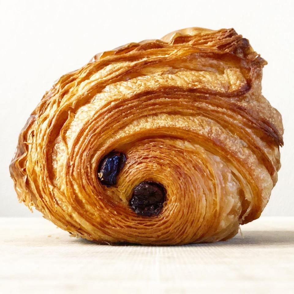 Pain au chocolat at Blue Dog Bakery & Café