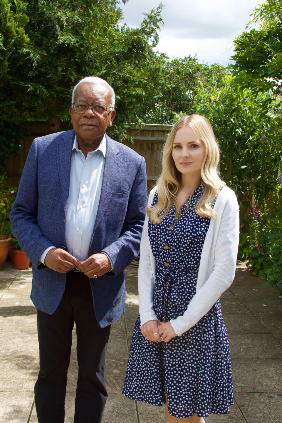 From Crackit Productions Ltd

THE KILLING OF PC HARPER : 
A WIDOW'S FIGHT FOR JUSTICE
Tuesday 15th March 2022 on ITV

Pictured: Trevor McDonald with PC Andrew HarperÕs widow Lissie Harper

Documentary with Sir Trevor McDonald about the brutal killing of PC Andrew Harper, the investigation to catch his killers and the campaign to change the law by his grieving widow, Lissie

(C) Crackit Productions Ltd

For further information please contact Peter Gray
Mob 07831460662 /  peter.gray@itv.com

This photograph is (C) Crackit Productions Ltd and can only be reproduced for editorial purposes directly in connection with the programme THE KILLING OF PC HARPER :  A WIDOW'S FIGHT FOR JUSTICE or ITV. Once made available by the ITV Picture Desk, this photograph can be reproduced once only up until the Transmission date and no reproduction fee will be charged. Any subsequent usage may incur a fee. This photograph must not be syndicated to any other publication or website, or permanently archived, without the express written permission of ITV Picture Desk. Full Terms and conditions are available on the website www.itvpictures.com  

