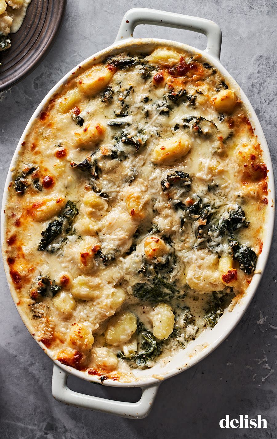 Creamy Kale & Gnocchi Bake