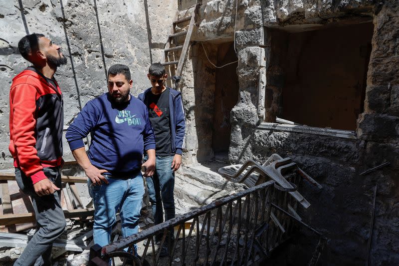 Aftermath of an Israeli raid in Nablus