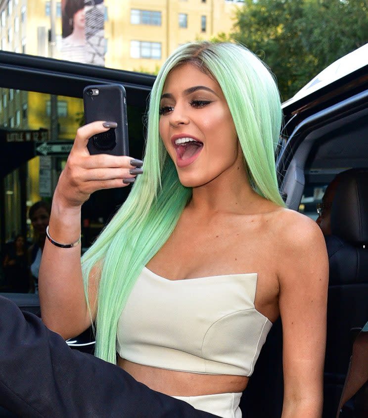 Kylie Jenner seen on the streets of New York City. (Photo: James Devaney/GC Images)