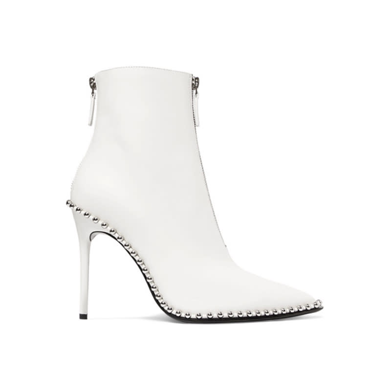 <a rel="nofollow noopener" href="http://rstyle.me/n/ctcz6echdw" target="_blank" data-ylk="slk:Eri Embellished Leather Ankle Boots, Alexander Wang, $850;elm:context_link;itc:0;sec:content-canvas" class="link ">Eri Embellished Leather Ankle Boots, Alexander Wang, $850</a>