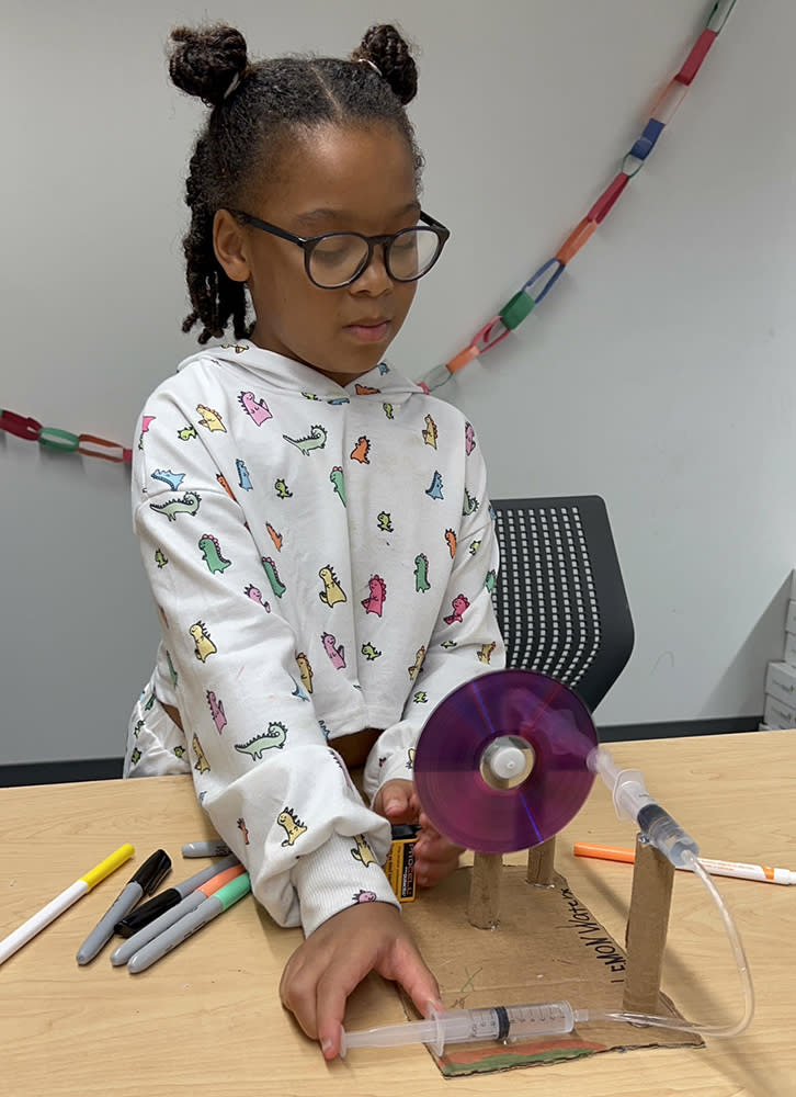 Hands-on STEM learning is the key piece of the Electric Girls program. (Electric Girls)
