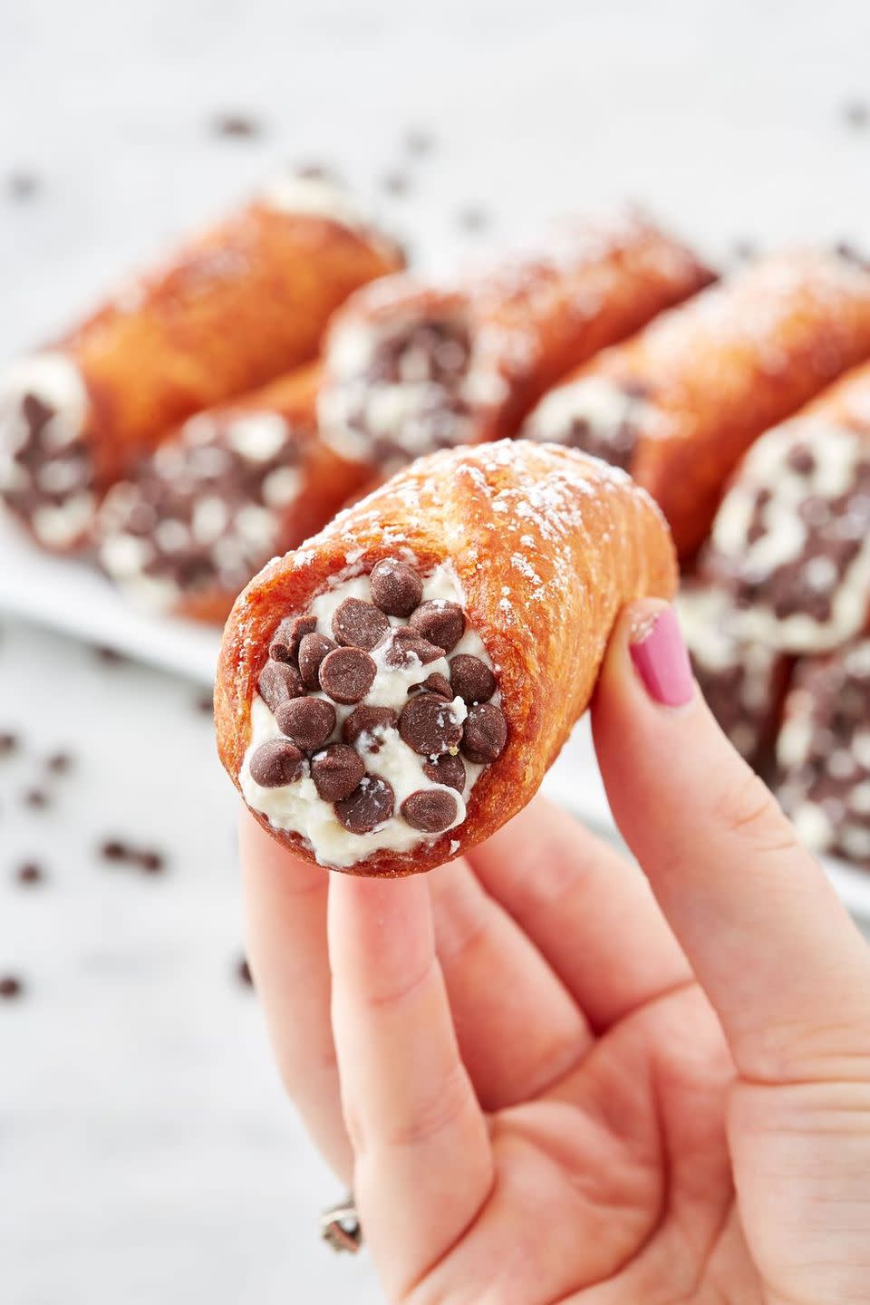 Air Fryer Homemade Cannoli