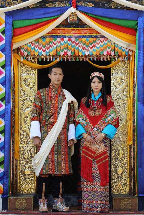 Princesa Eeuphelma Choden Wangchuck de Bután y Dasho Thinlay Norbu 