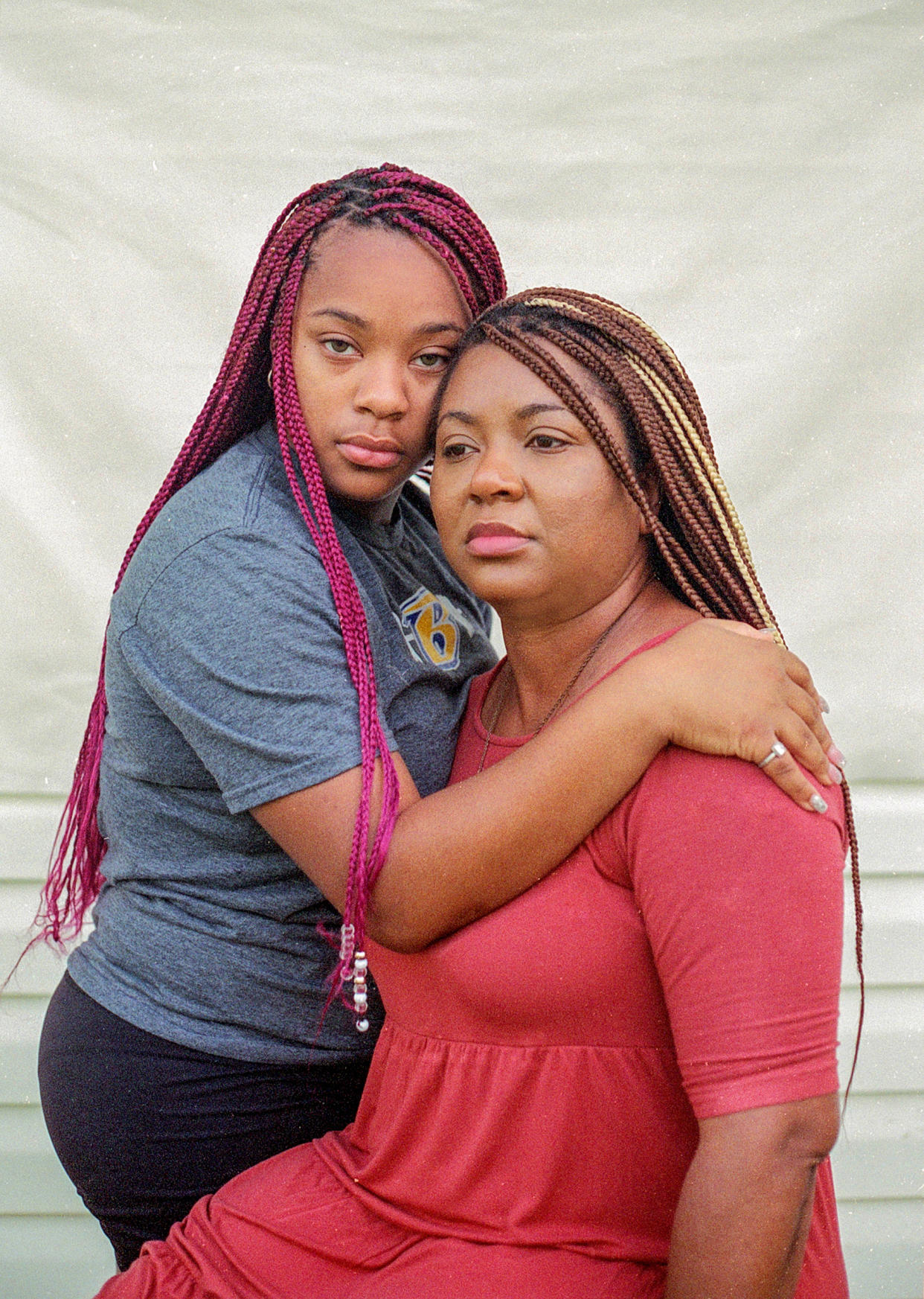 Image: Diamond with her mother Melody Campbell. (Imani Khayyam for NBC News)