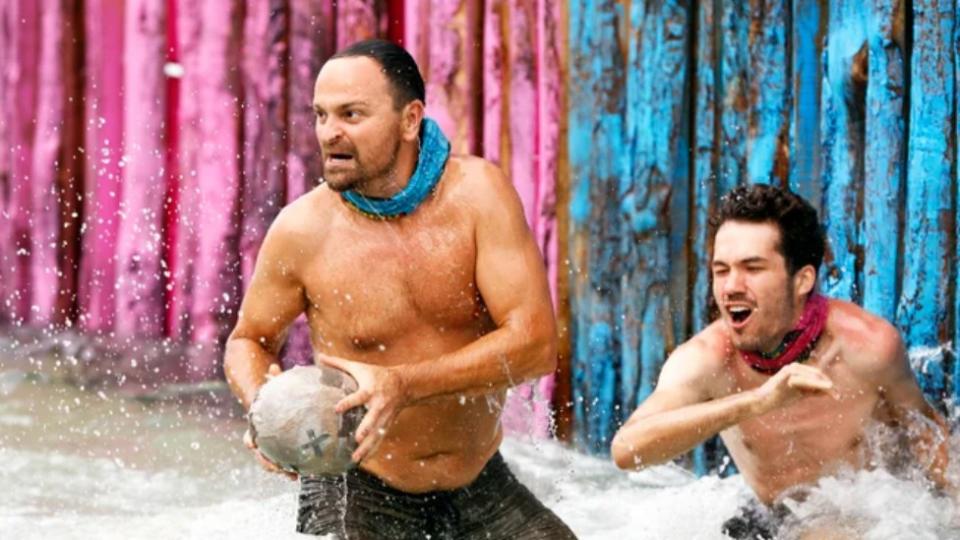 Steven Bradbury made some divisive moves on Survivor. Photo: Network 10