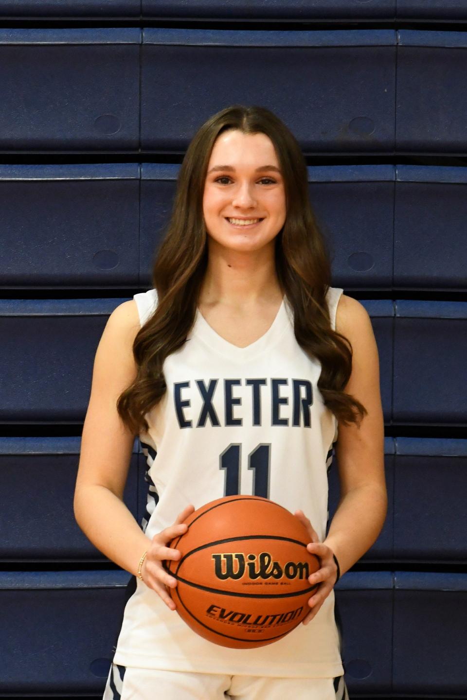 Exeter High School basketball player Anna McGuinness