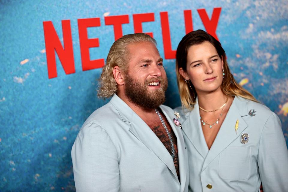 Jonah Hill with ex Sarah Brady (Getty Images for Netflix)