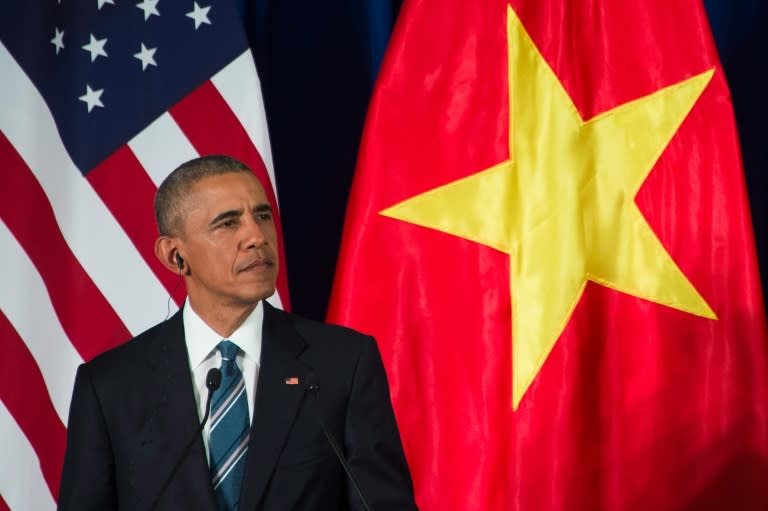 Barack Obama, who is on a three day visit to Vietnam, said American forces would continue to go after threats on Pakistani soil