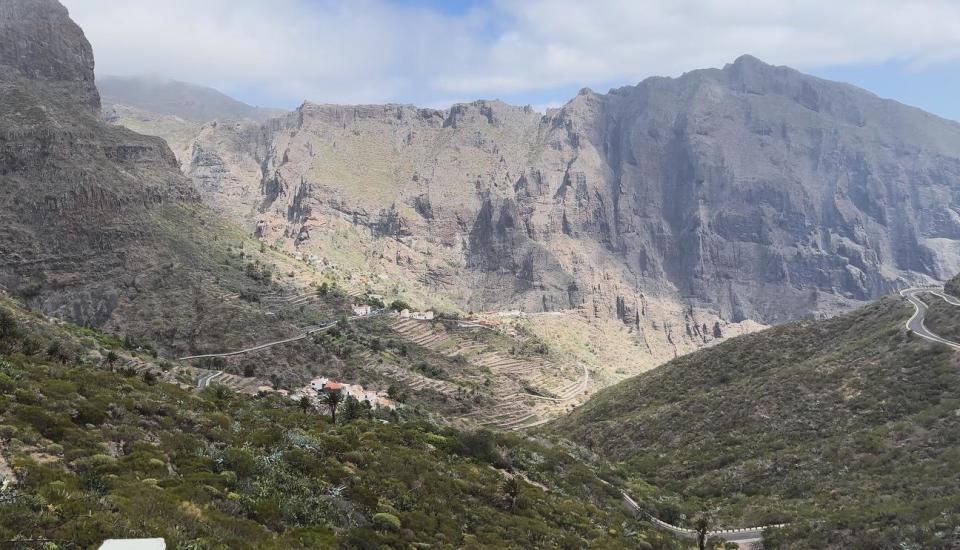 A view of mountains in Tenerife