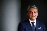 SEAT President and CEO Luca de Meo poses during an interview at the SEAT car factory in Martorell