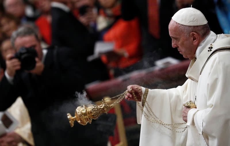 Christmas Eve mass at the Vatican