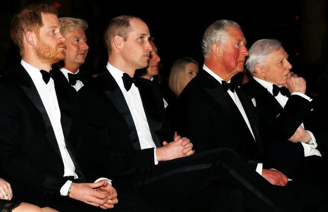 John Sibley - WPA Pool/Getty Prince Harry, Prince William and Prince Charles