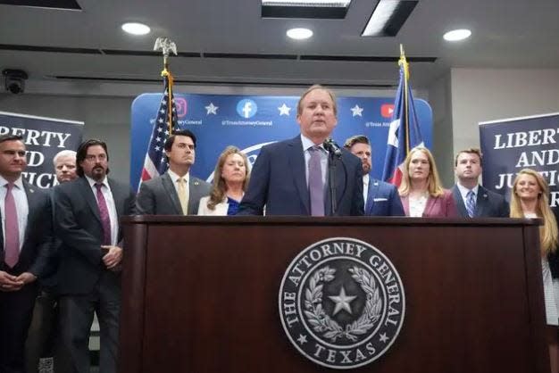 Texas Attorney General Ken Paxton sued Yelp on Sept. 28 for supposedly violating Texas' Deceptive Trade Practices Act in its labeling of "crisis pregnancy centers." A Bastrop County judge dismissed all claims against the company Friday.