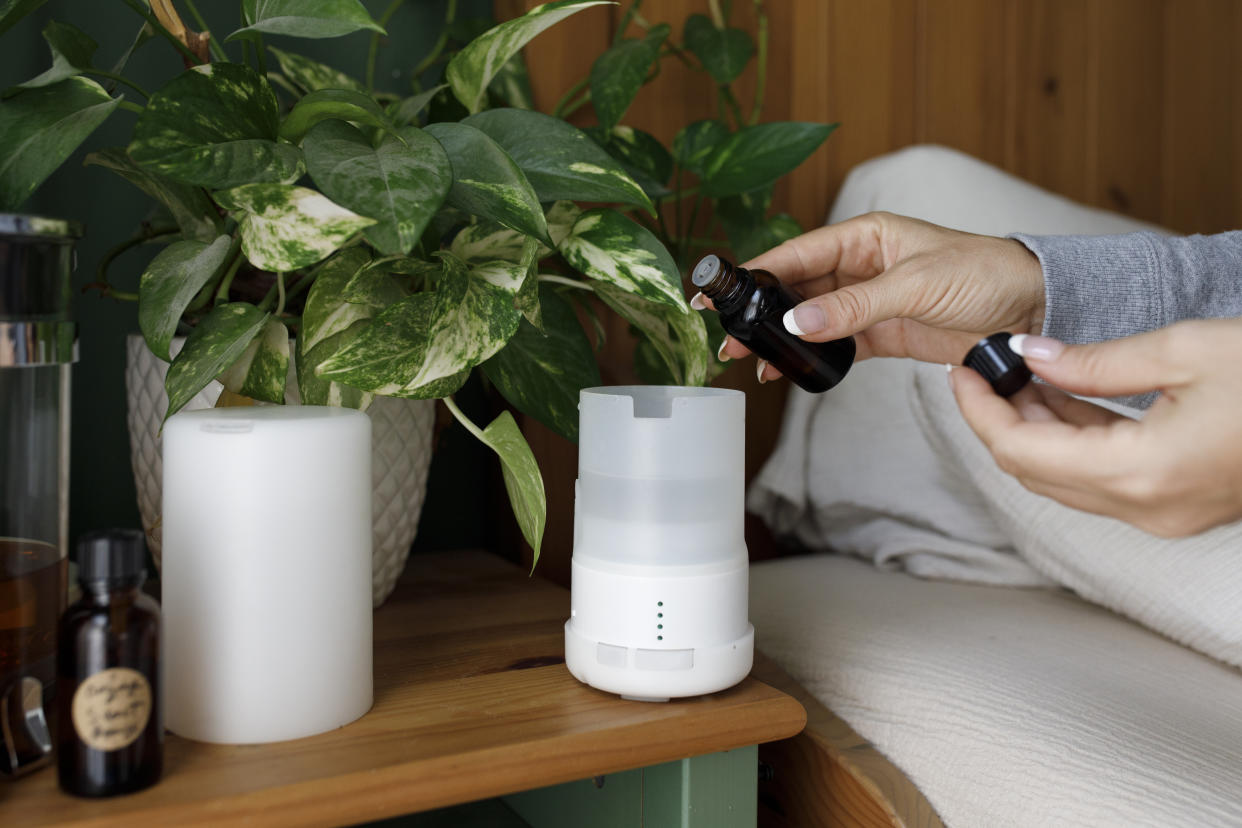 Essential oils can be diffused into the air using diffusers. (Photo: Gettyimages)