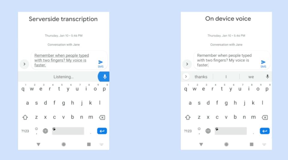 You can now dictate your texts with Google's Gboard keyboard even when you'reoffline, at least if you use a Pixel