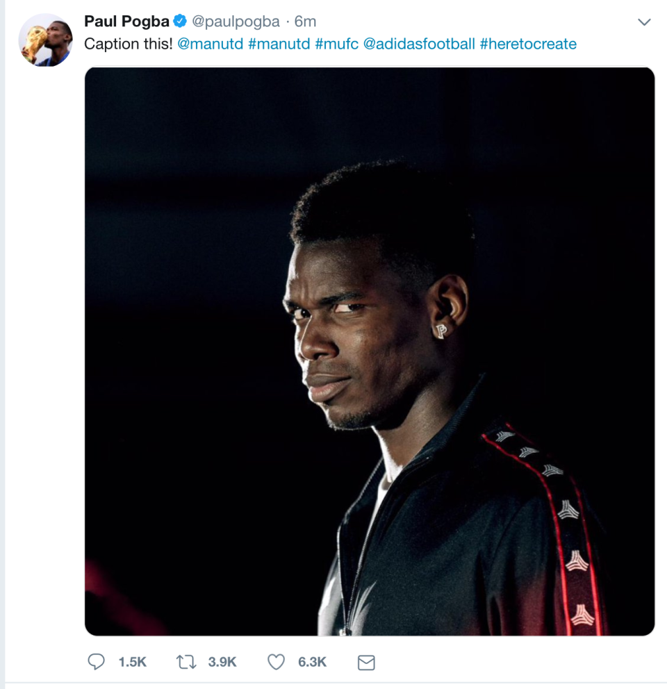 Manchester United marquee man Paul Pogba took to Instagram after Jose Mourinho was sacked