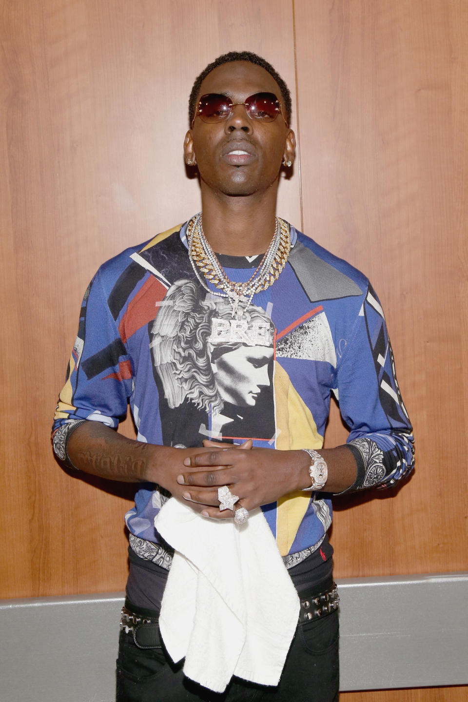 LOS ANGELES, CA – JUNE 24: Young Dolph attends night three of the STAPLES Center Concert, sponsored by Sprite, during the 2017 BET Experience at Staples Center on June 24, 2017 in Los Angeles, California. (Photo by Bennett Raglin/Getty Images for BET)