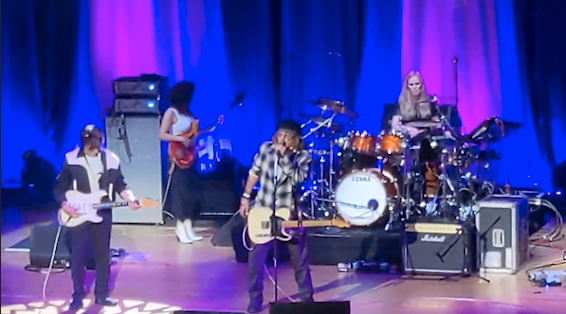 Johnny Depp performs alongside Jeff Beck in the UK