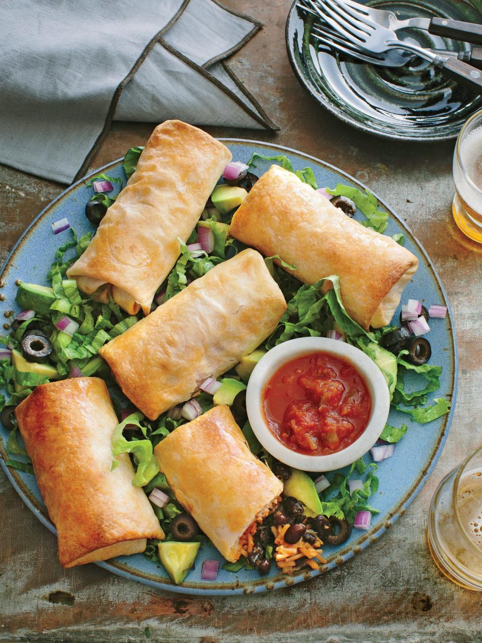 Black Bean Chimichangas