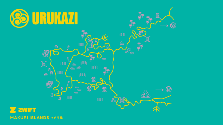 A map of the Urukazi expansion to the Makuri Islands.