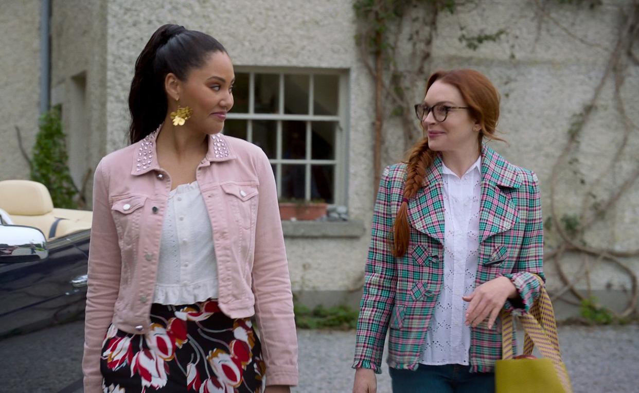 ‘Irish Wish’ Star Ayesha Curry On Life Imitating Art In New Netflix Film With Lindsay Lohan | Photo: Netflix