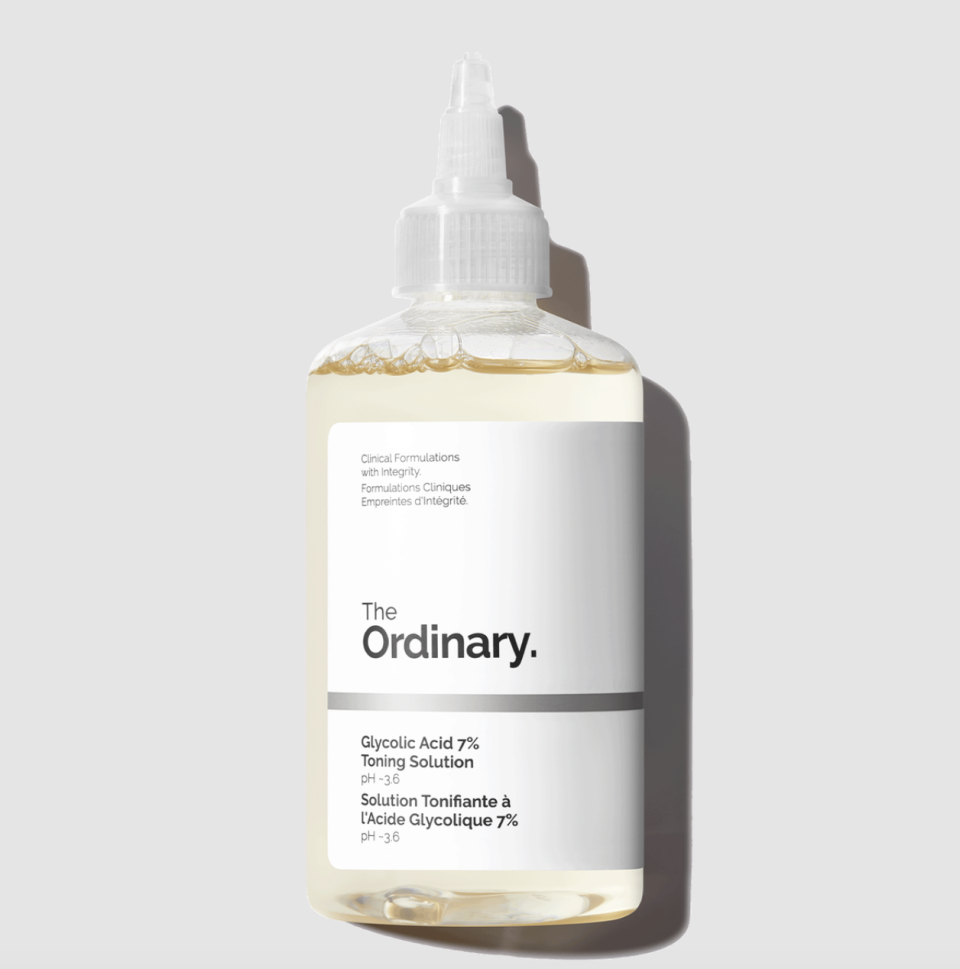 Glycolic Acid 7% Exfoliating Toning Solution (Photo via The Ordinary)
