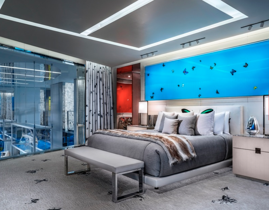 <p>L’Empathy Suite dispone di due camere da letto. (Foto: © Palms Casino Resort) </p>