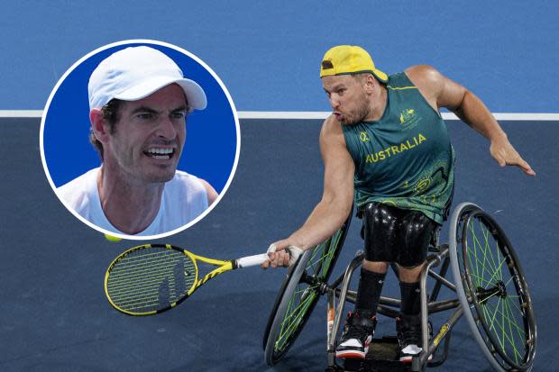 Andy Murray sends 'special' message to Australian wheelchair tennis champ