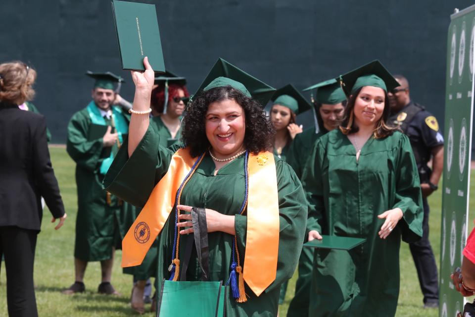 Rockland Community College's 63rd commencement was held at Clover Stadium in Pomona May 22, 2023.
