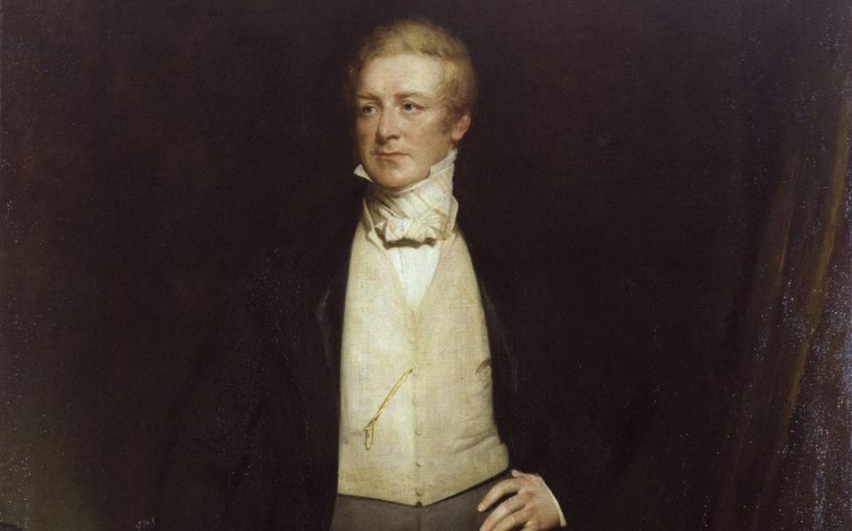 A portrait of Sir Robert Peel belonging to the Parliamentary art collection