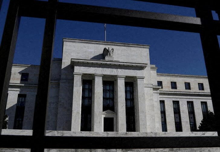 FILE PHOTO: Federal Reserve Board building is pictured in Washington