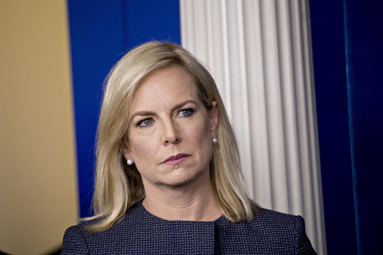 Homeland Security Secretary Kirstjen Nielsen has overseen the Trump administration's recent effort to&nbsp;crack down on unauthorized immigration.&nbsp; (Photo: Andrew Harrer / Bloomberg / Getty Images)