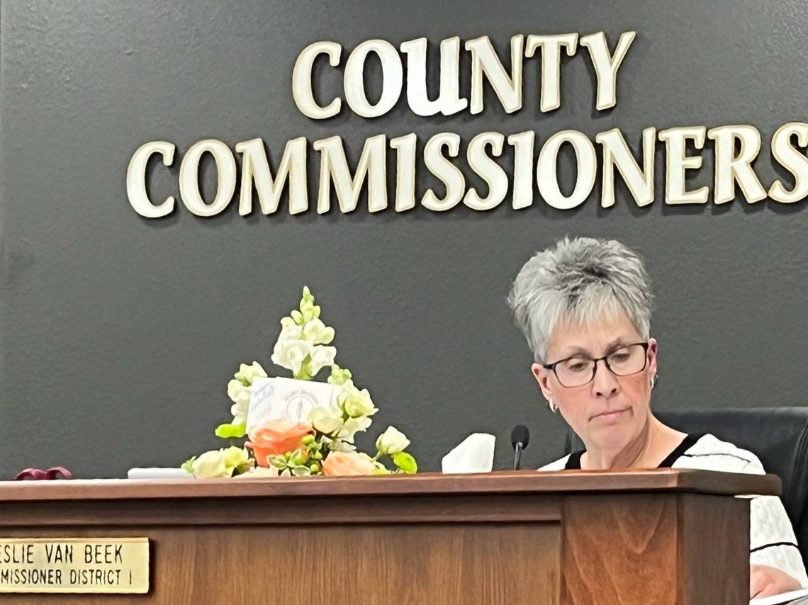 Canyon County Commissioner Leslie Van Beek is under investigation by an outside prosecutor for possibly violating Idaho’s election integrity laws.