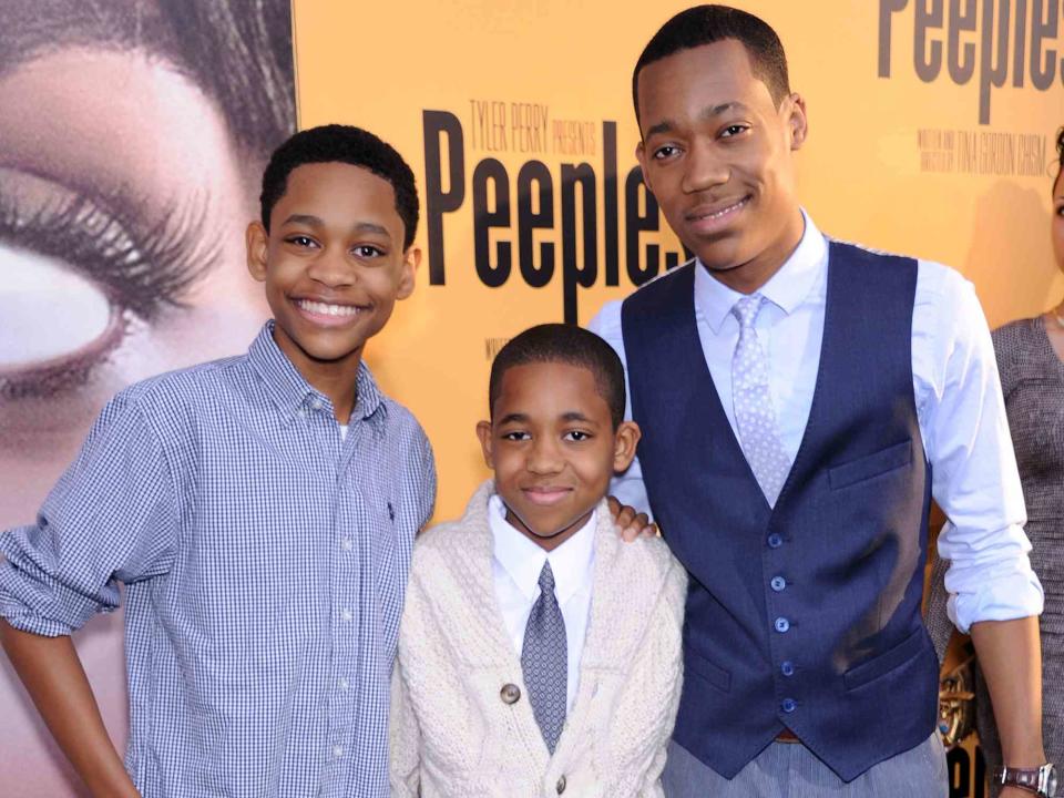 <p>Shutterstock</p> Tyrel Jackson Williams, Tylen Jacob Williams, and Tyler James Williams