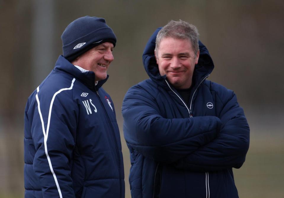 Ally McCoist (right) has spoken of his devastation at Walter Smith’s death (Lynne Cameron/PA) (PA Archive)