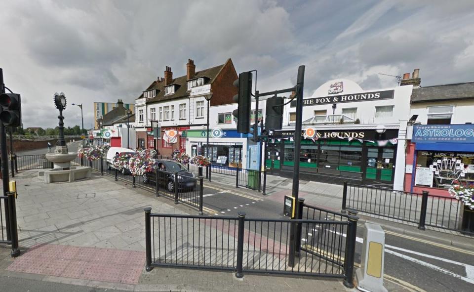 The man was found stabbed on Woodgrange Road (Google Street View)
