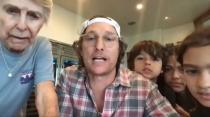 <p>In April 2020, as the world was settling into what would become the "new normal" of social distancing and self-isolation due to COVID-19, McConaughey and his family found a way to connect — virtually! </p> <p>McConaughey and Camila, along with two of their kids and his mom Kay, joined a Zoom call to<a href="https://people.com/movies/matthew-mcconaughey-and-family-play-virtual-bingo-with-senior-living-home-as-residents-self-isolate/" rel="nofollow noopener" target="_blank" data-ylk="slk:play Bingo with a few seniors in their home state of Texas.;elm:context_link;itc:0;sec:content-canvas" class="link "> play Bingo with a few seniors in their home state of Texas.</a> </p> <p>The Enclave at Round Rock Senior Living posted a video of the call on Facebook, showing the moment McConaughey called out a chip that leads to two potential winners.</p> <p>"Thank you to Matthew, his wife Camila, and his mom Kay for hosting our residents for a few rounds of virtual bingo!" the facility wrote alongside the video. "Our residents had a great time playing, and they loved talking with Matthew about his family heritage and his favorite drink."</p> <p>"We got I-24," McConaughey read in the video before the whole family started whooping in celebration when one player raised his board. "Richard is waving a hammer up high, we got Charles with the iPad up high. We got two winners!"</p>