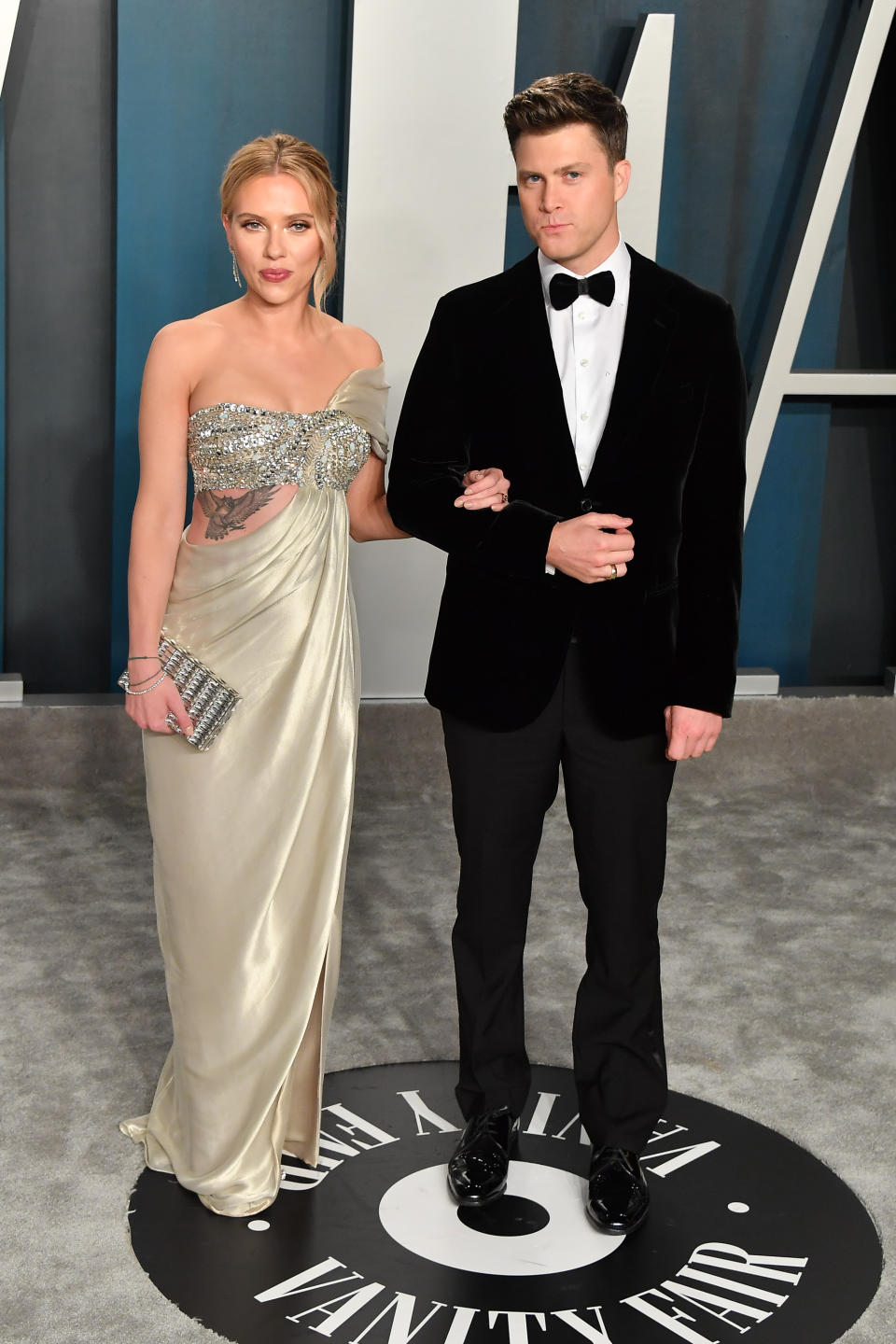 Scarlett Johansson y Colin Jost