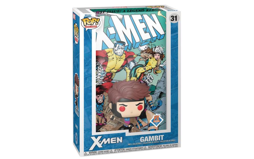 This exclusive Funko Pop Comic Cover featuring the X-Men's Gambit will be available for sale at some participating comics stores during Free Comic Book Day Saturday, May 4, 2024.
