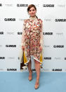 <p>Wearing Chloe at the Glamour Women of the Year awards. <i>[Photo: PA Images]</i></p>