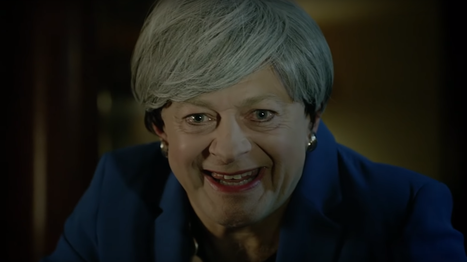 <p>The motion capture actor has put in a terrifying turn as the PM to call for a so-called People’s Vote on Brexit.</p>