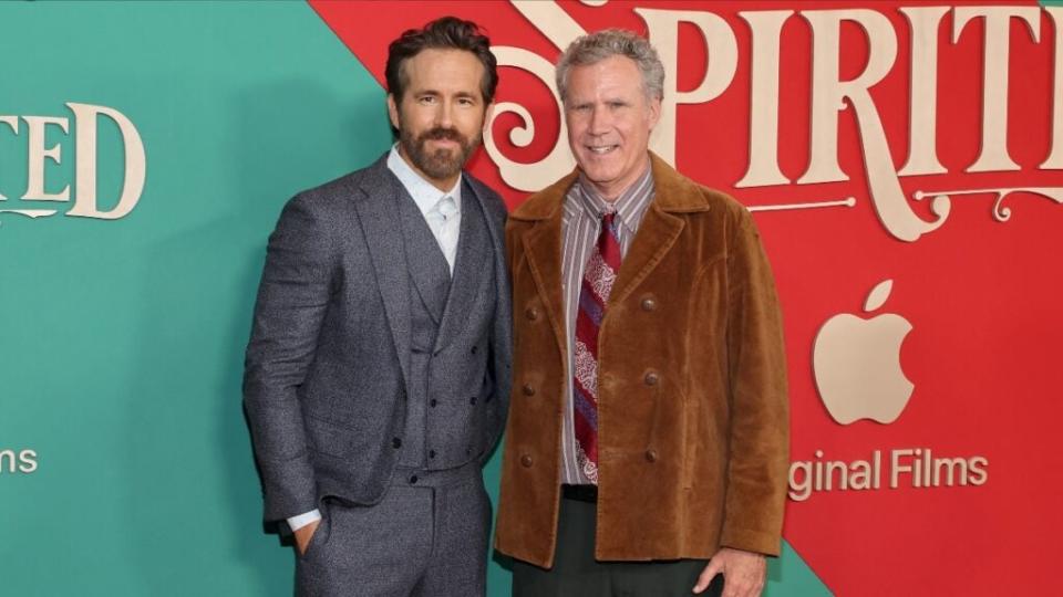 Ryan Reynolds and Will Ferrell attend Apple Original Film’s Spirited New York Premiere at Alice Tully Hall, Lincoln Center, New York.