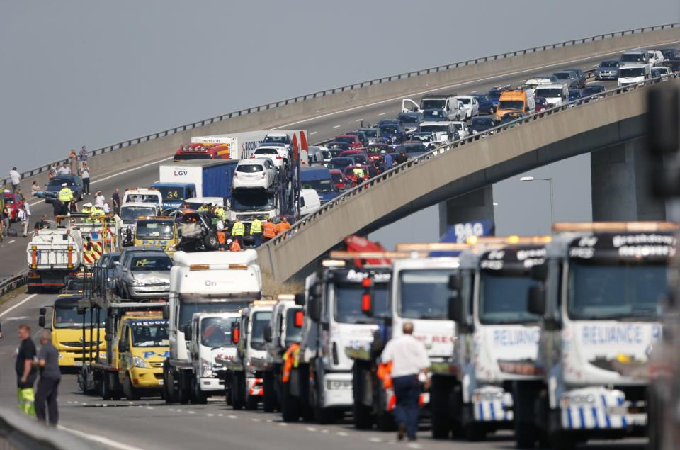 100-vehicle Sheppey car crash